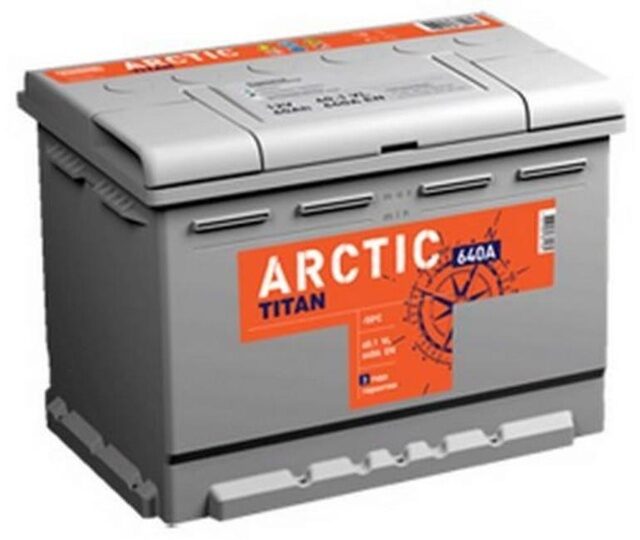 Автомобильный аккумулятор TITAN Arctic Silver 6СТ-62.1