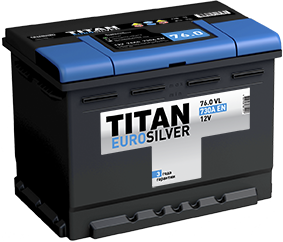 Аккумулятор TITAN EUROSILVER 6CT-76.1 VL | Стартерный аккумулятор
